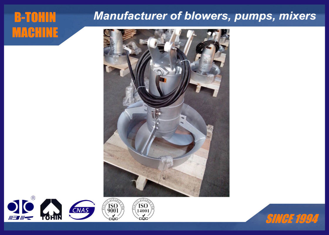 QJB4.0/6-320/3-980S Submersible Mixer , stainless submerged mixer for sludge stirring