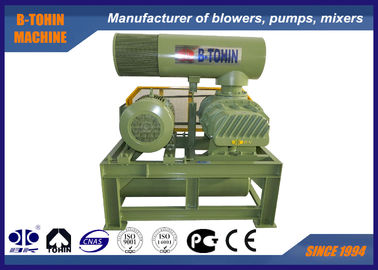 แรงดัน 80 Kpa Heavy Duty ต่อเนื่อง Three Lobe Roots Vacuum Blower