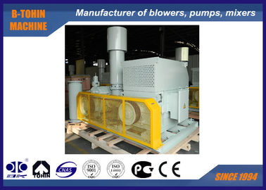 220KW Roots Rotary Lobe Blower เครื่องพัดแรงดันสูง 6000m3/hr เครื่องพัดแรงดันสูง 100KPA