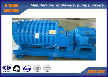 Sewage Backwash Multistage Centrifugal Blower with aluminum impeller , pressure 80KPA