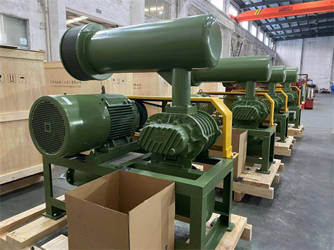 37kw 1450rpm 0.5 Bar 30m3/Min 6" การบําบัดน้ําเสีย อากาศเย็น รูตชนิดพัดลม