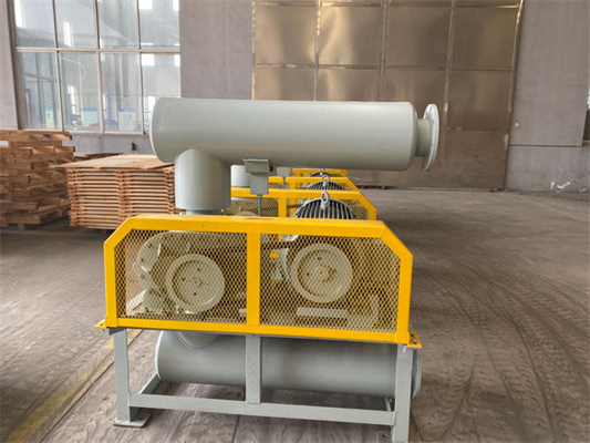 30m3 / นาทีเหล็กหล่อ Three Lobe Roots Blower สำหรับการลำเลียงด้วยลม