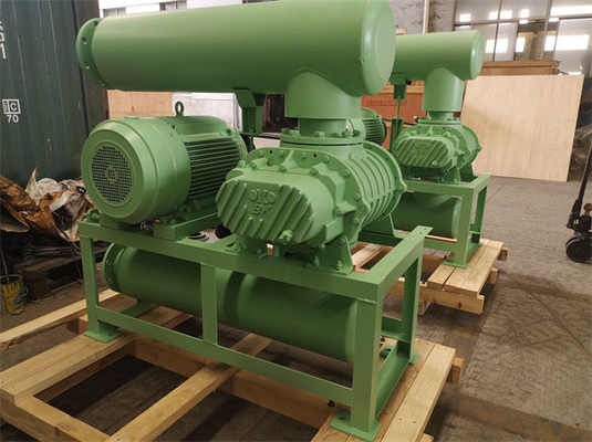 37kw 1450rpm 0.5 Bar 30m3/Min 6" การบําบัดน้ําเสีย อากาศเย็น รูตชนิดพัดลม