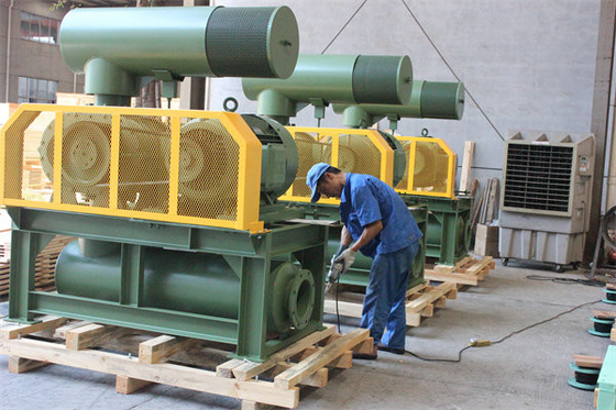 60KPA Three Lobe Rotary Blower สำหรับการขนส่งก๊าซ