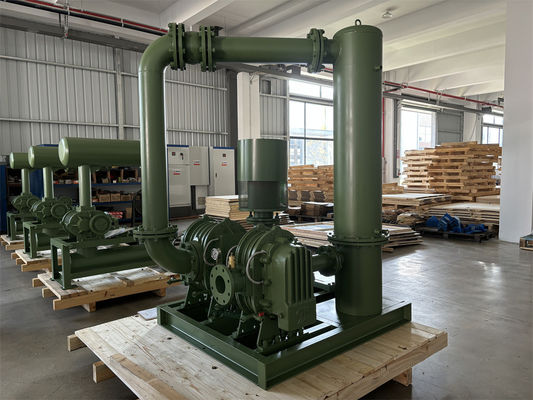 BKD-3000 Two Stage Roots Blower DN100 150KPA Water Cooled for Wastewater