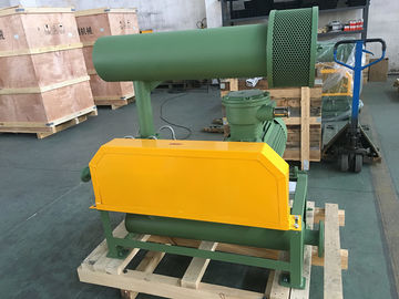 10-50 Kpa อาร์มี่สีเขียว BK6015 เครื่องพัดลมรากสามหลุมสําหรับการบําบัดน้ําเสีย
