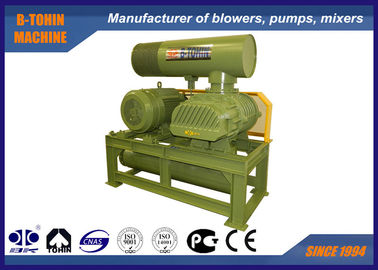 เครื่องทำความเย็นด้วยอากาศ Three Lobe Cement เครื่องเป่าลมแรงดันสูง 22-160kw ความจุสูงขึ้น