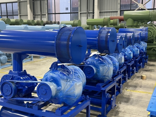 ล็อบ Roots Air Blower DN150 การเย็นอากาศ, แบบตั้ง