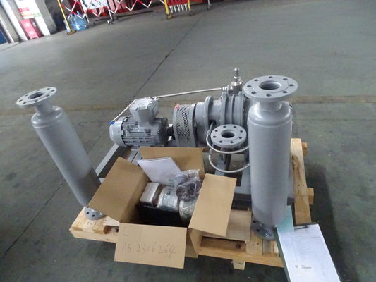 1500 rpm 10Kpa 2.67m3/min การรักษาความร้อน Roots Blower ด้วยสแตนเลส