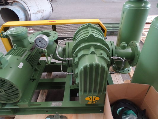1500 rpm 10Kpa 2.67m3/min การรักษาความร้อน Roots Blower ด้วยสแตนเลส