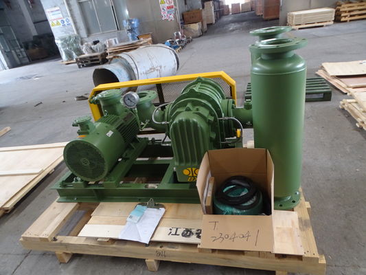 1500 rpm 10Kpa 2.67m3/min การรักษาความร้อน Roots Blower ด้วยสแตนเลส