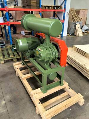 DN100(4"), เครื่องเป่ารากแบบแรงดันลบ ความเร็ว 700 ถึง 1500 รอบต่อนาที สำหรับการบำบัดน้ำ