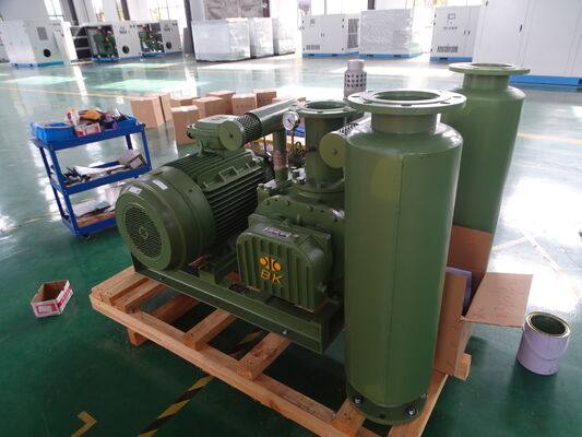BK BV6008 ปั๊มสุญญากาศแบบ Roots อุตสาหกรรม -30KPA โบลเวอร์แรงดันลบสำหรับระบบลำเลียงสุญญากาศและระบบป้อนดูด