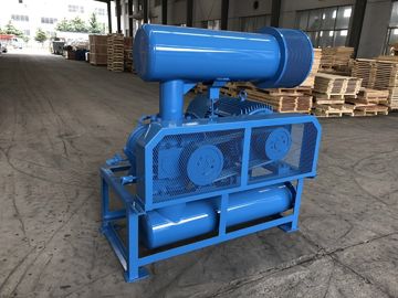 Dn250 15-132kw 80kpa Roots Rotary Lobe Blower อากาศเย็น