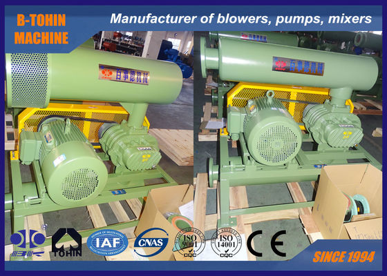 10 -80kpa เครื่องพัดลมหมุนล็อบสําหรับการบําบัดน้ําและการส่งลม