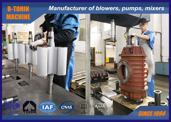 DN250 Roots Blower ปั๊มระบายความร้อน 30KPA อิเล็กทรอนิกส์เคลือบ Roots Blower