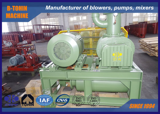4 "Negative Pressure Air 41.09m3 / min -70KPA 75KW Root Blower Pump