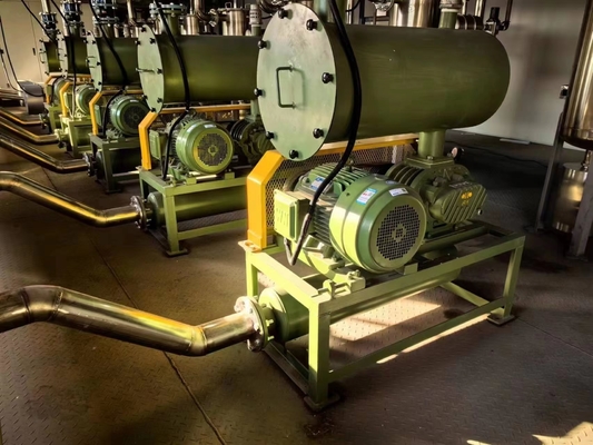 18.5KW 0.04Mpa เครื่องพัดลมรากสามหลุม