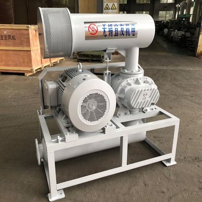 30m3 / นาทีเหล็กหล่อ Three Lobe Roots Blower สำหรับการลำเลียงด้วยลม