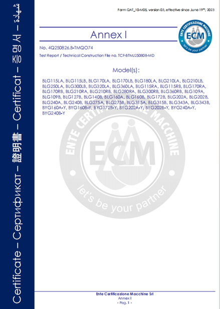 จีน B-Tohin Machine (Jiangsu) Co., Ltd. รับรอง